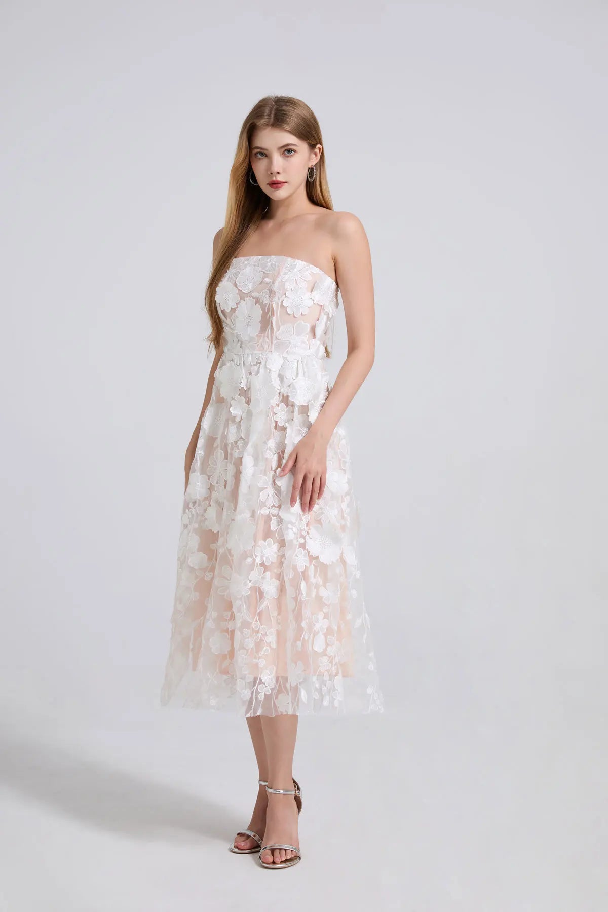 Nell Dress - White
