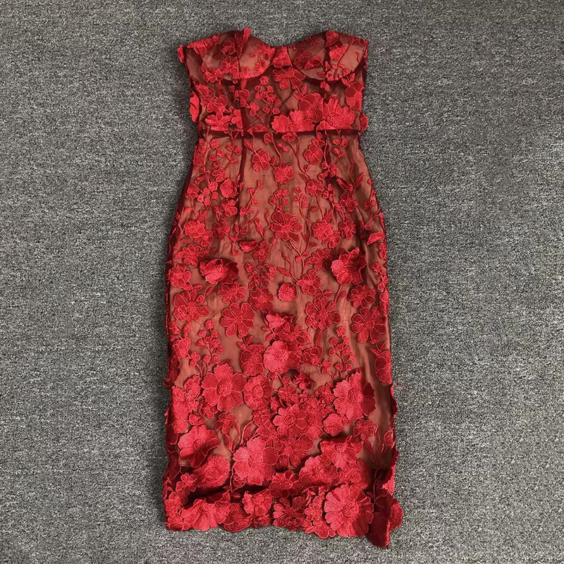 Leanna Dress - Red