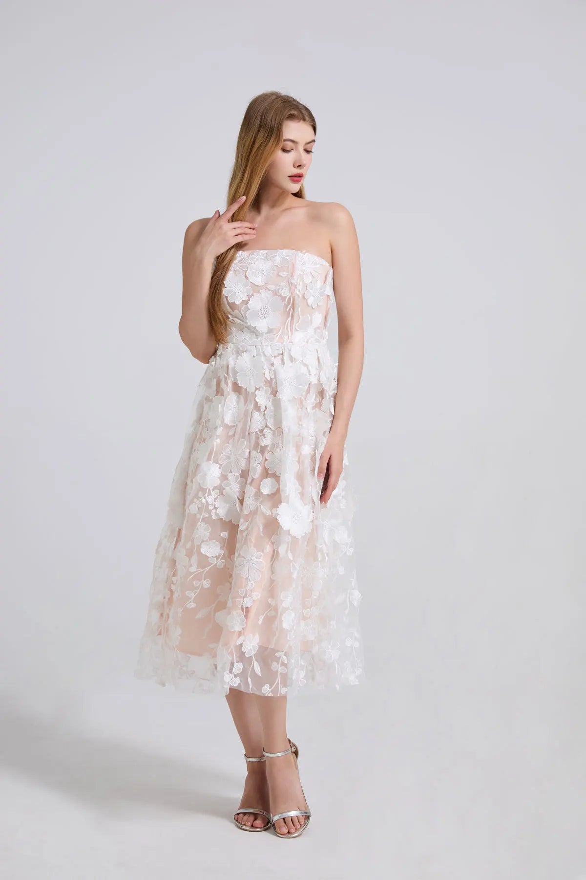 Nell Dress - White