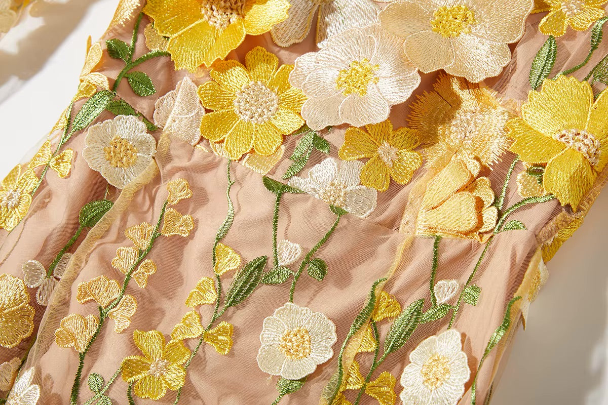 Jayne Dress -  Yellow