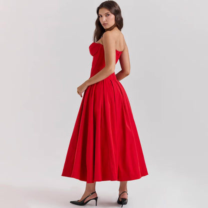 Marlo Dress - Red