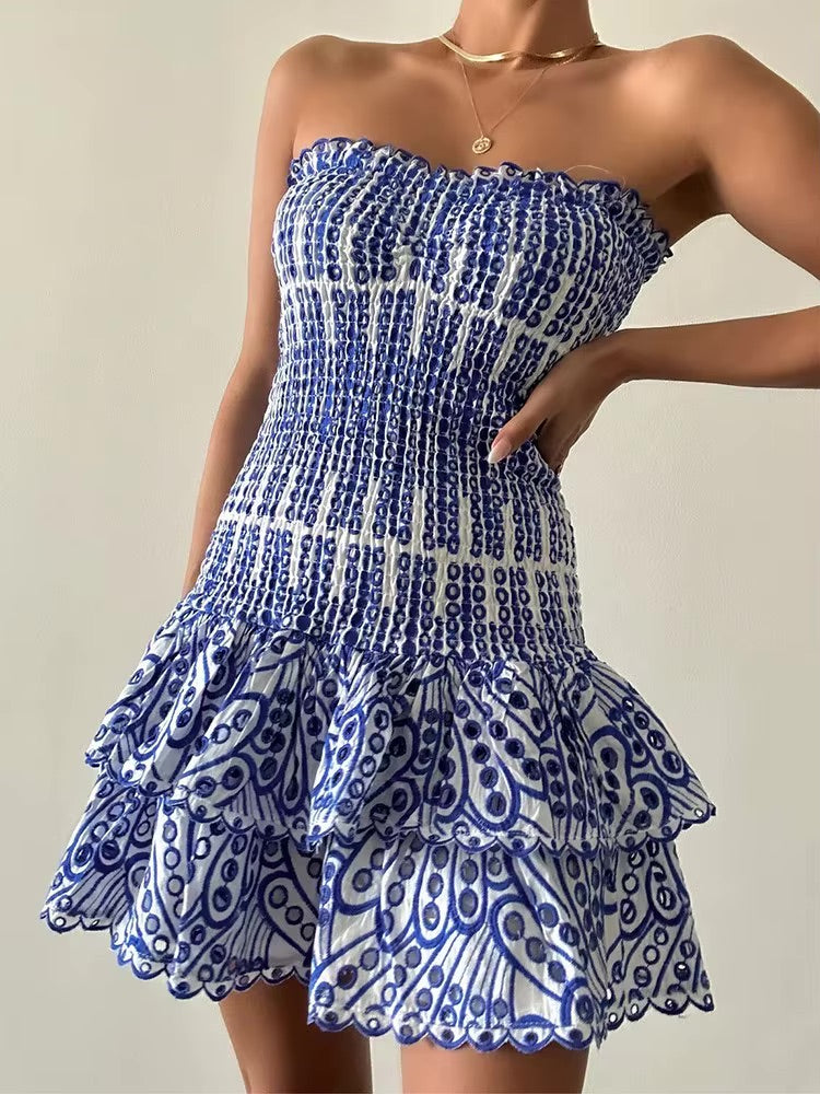 Chanry Dress - Blue