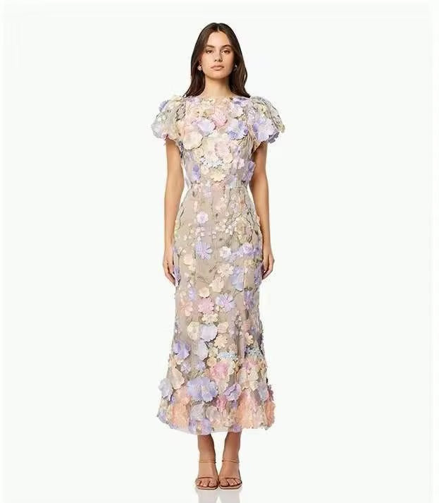 Adelena Dress - Pastel