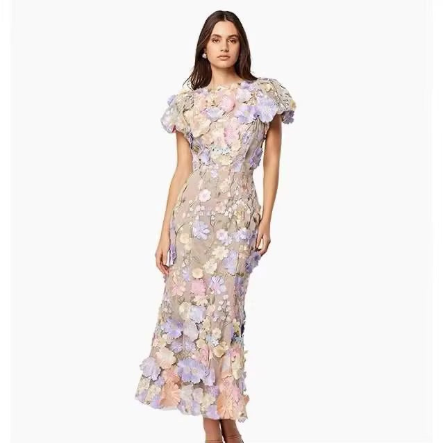 Adelena Dress - Pastel