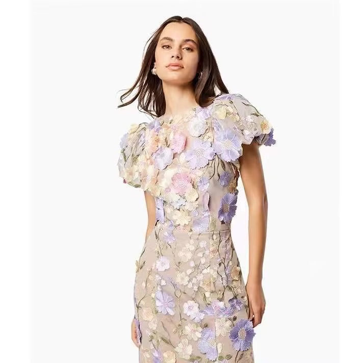 Adelena Dress - Pastel