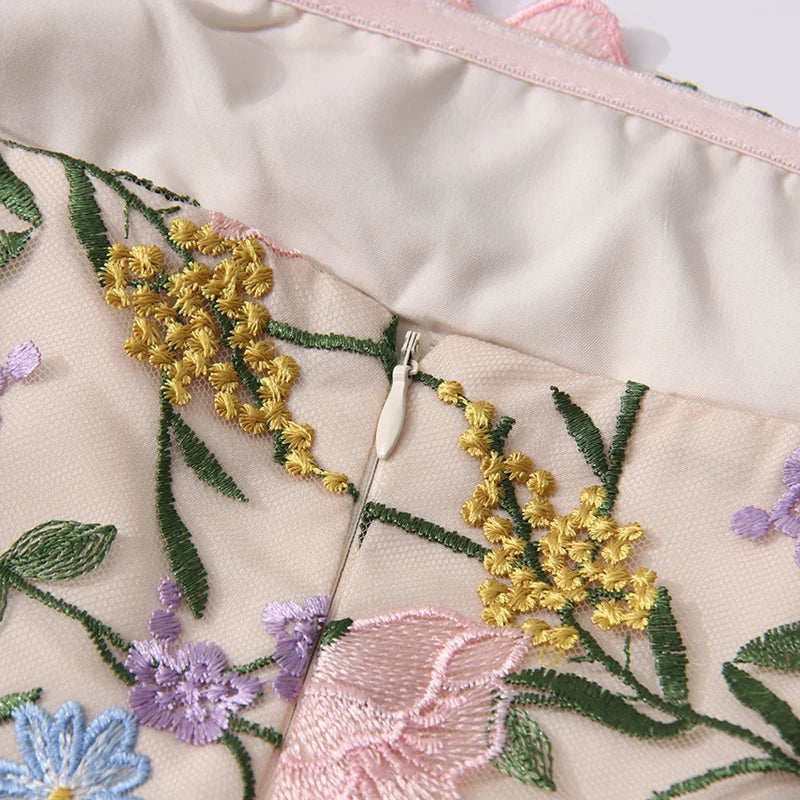 Iris Strapless Midi Dress