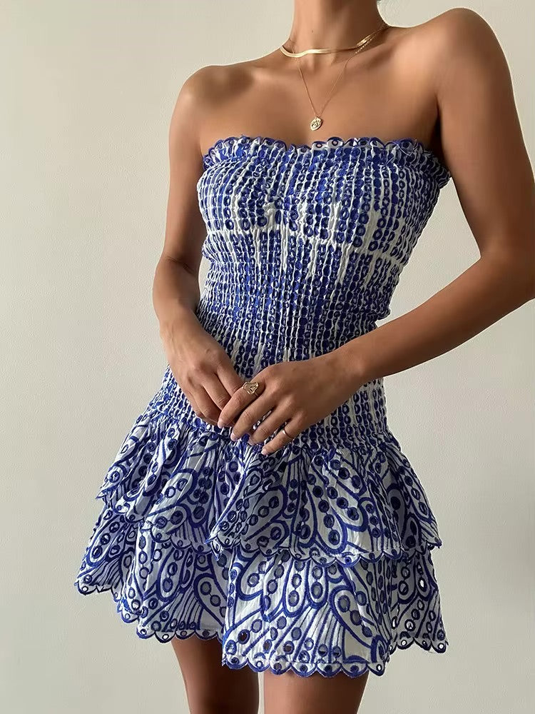Chanry Dress - Blue