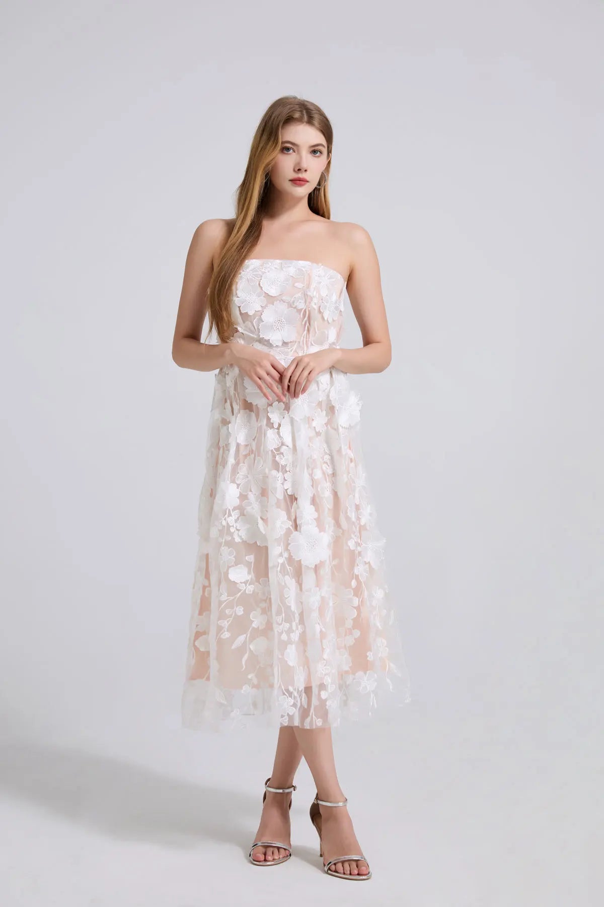 Nell Dress - White