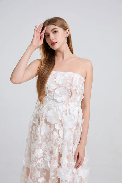 Nell Dress - White