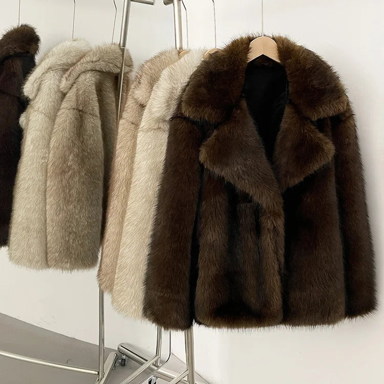 Derek Faux Fur Coat