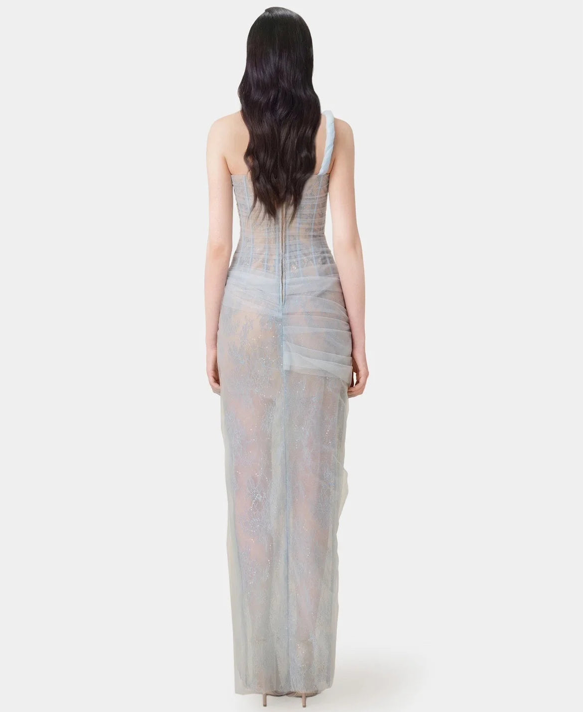 Mia Dress - Caramel & Blue