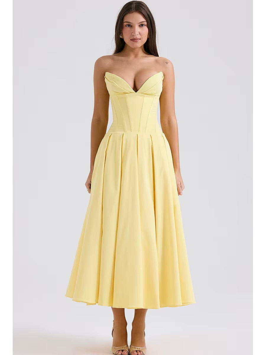 Marlo Dress - Lemon