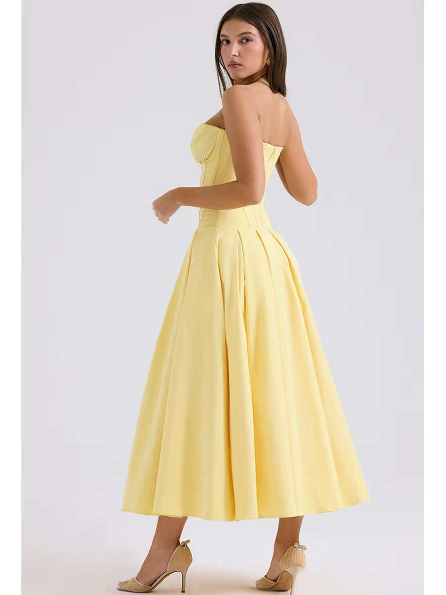 Marlo Dress - Lemon
