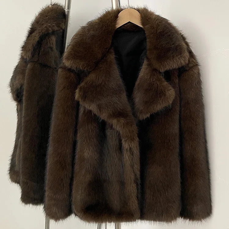 Derek Faux Fur Coat