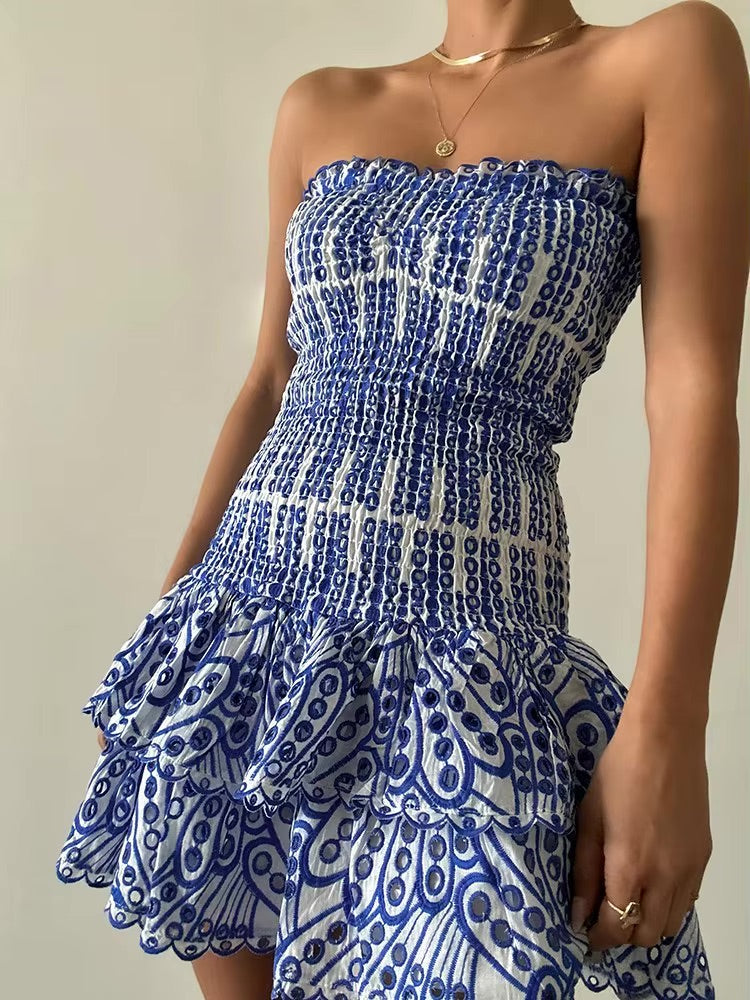 Chanry Dress - Blue
