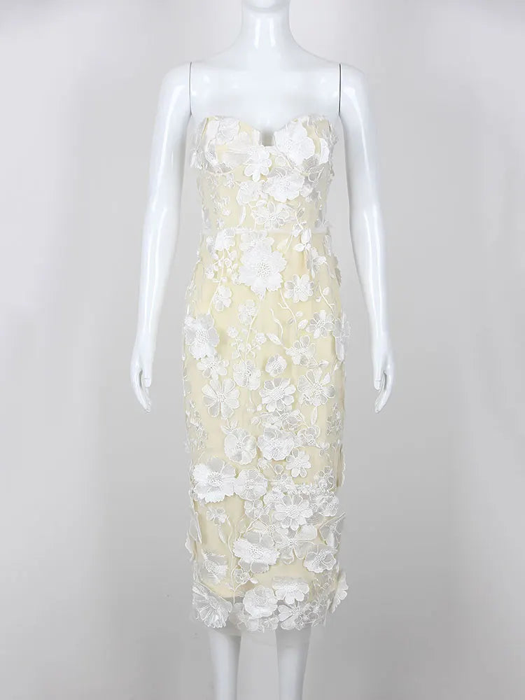 Leanna Dress - White