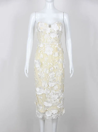 Leanna Dress - White