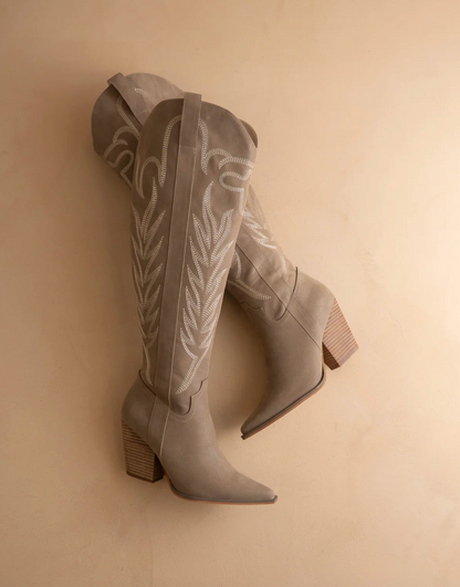 The Bronco Boots - Dark Taupe