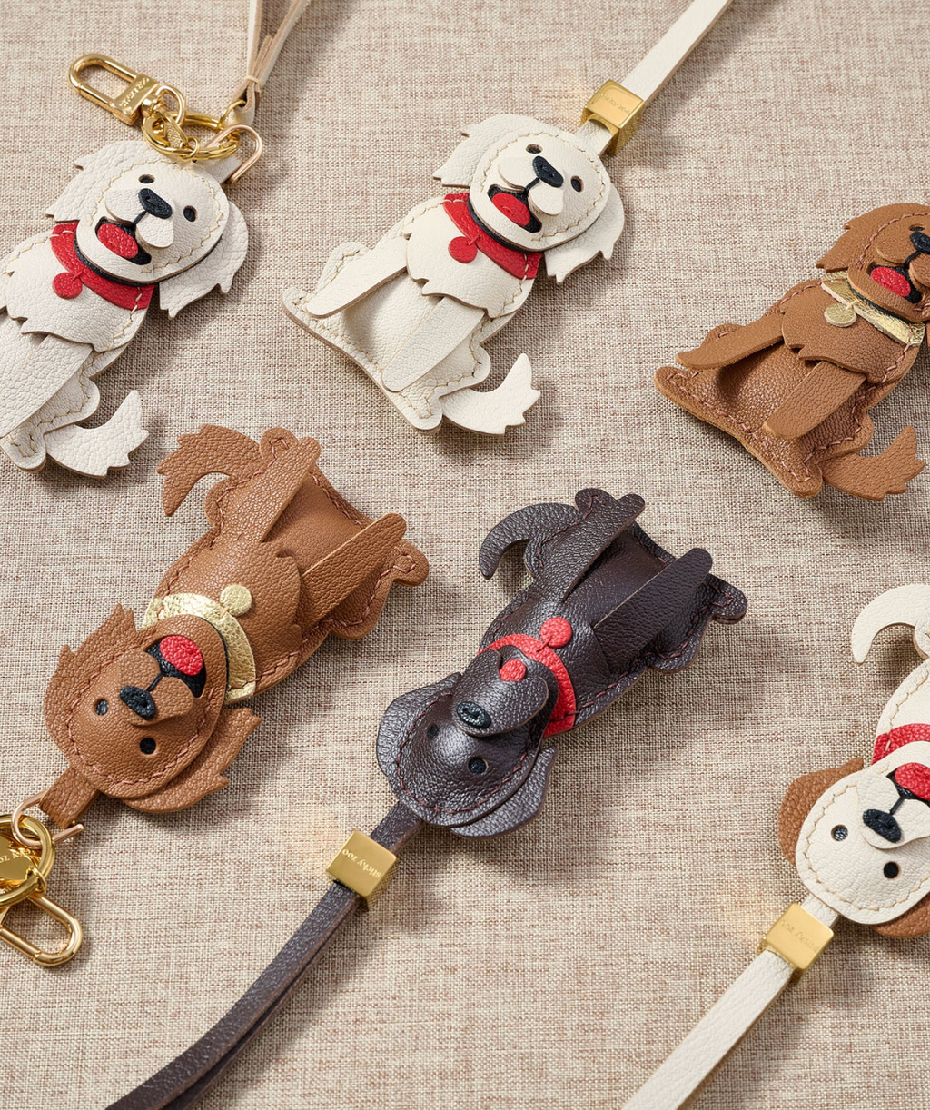 Rover Leather Bag Charm