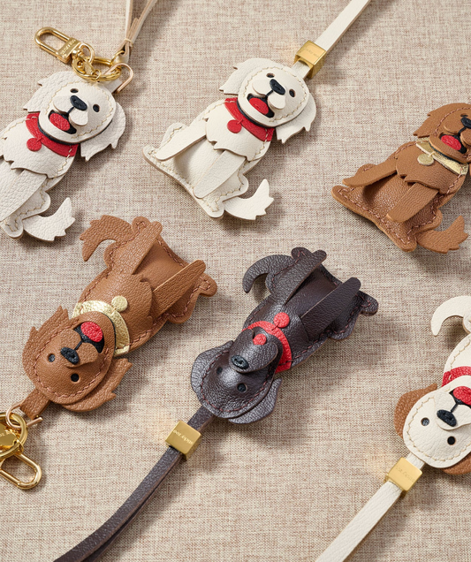 Rover Leather Bag Charm
