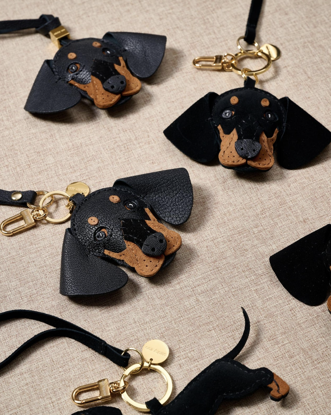 Rover Leather Bag Charm