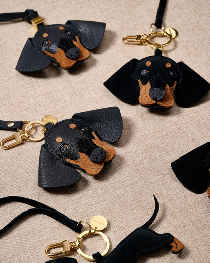 Rover Leather Bag Charm