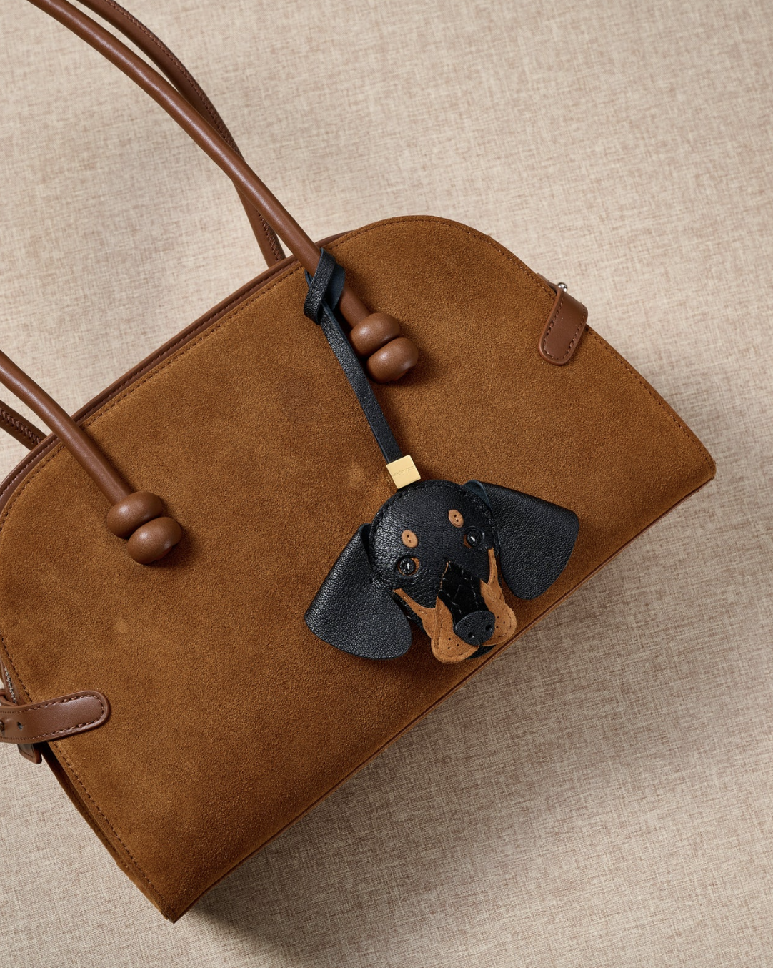 Rover Leather Bag Charm