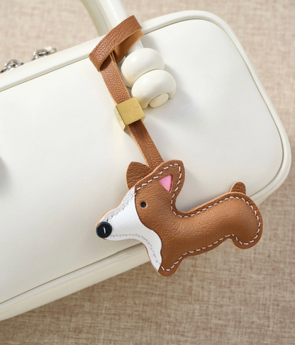 Rover Leather Bag Charm