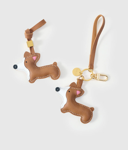 Rover Leather Bag Charm