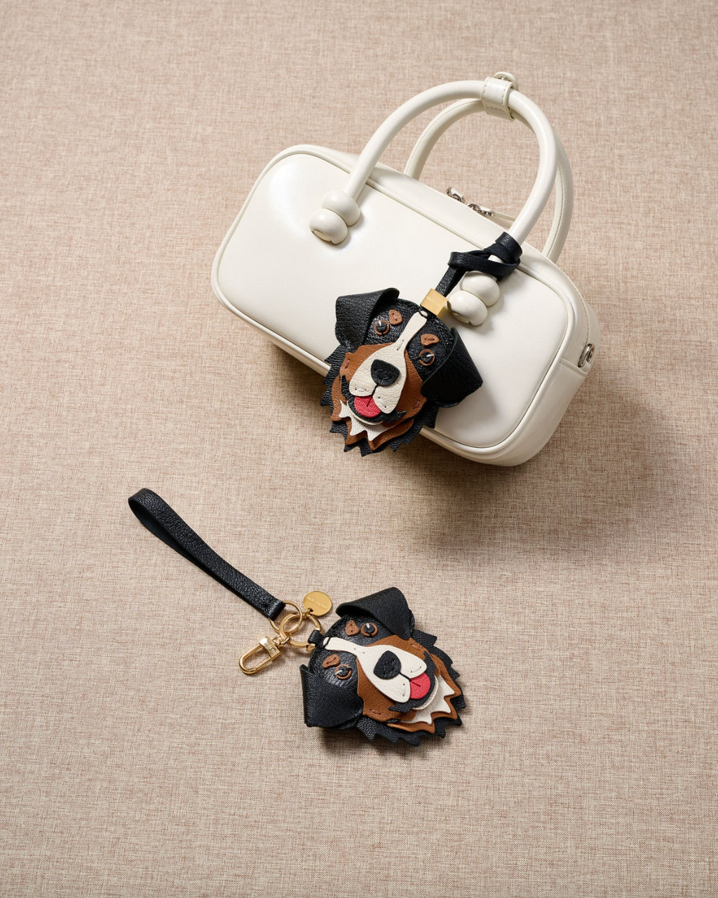 Rover Leather Bag Charm