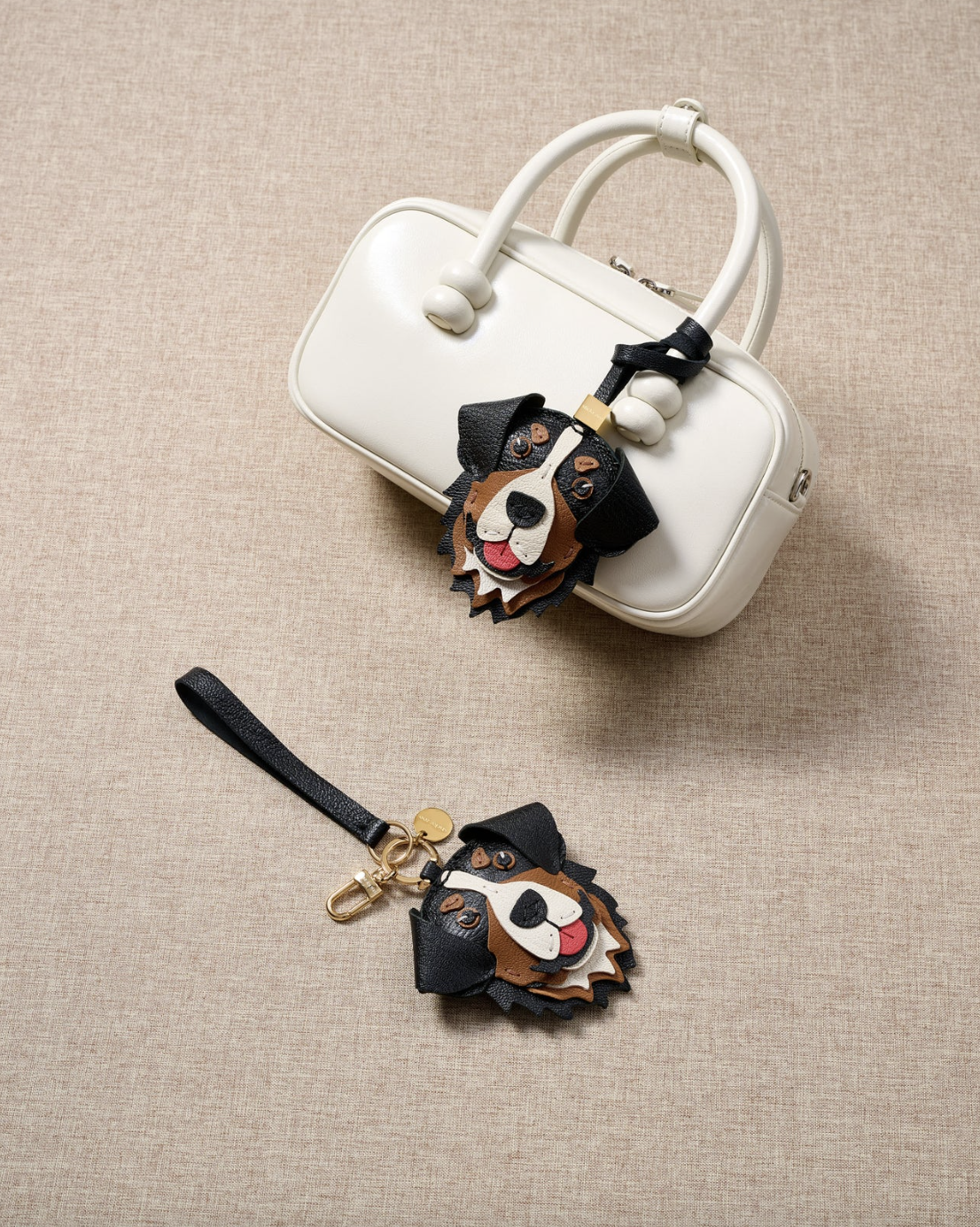 Rover Leather Bag Charm