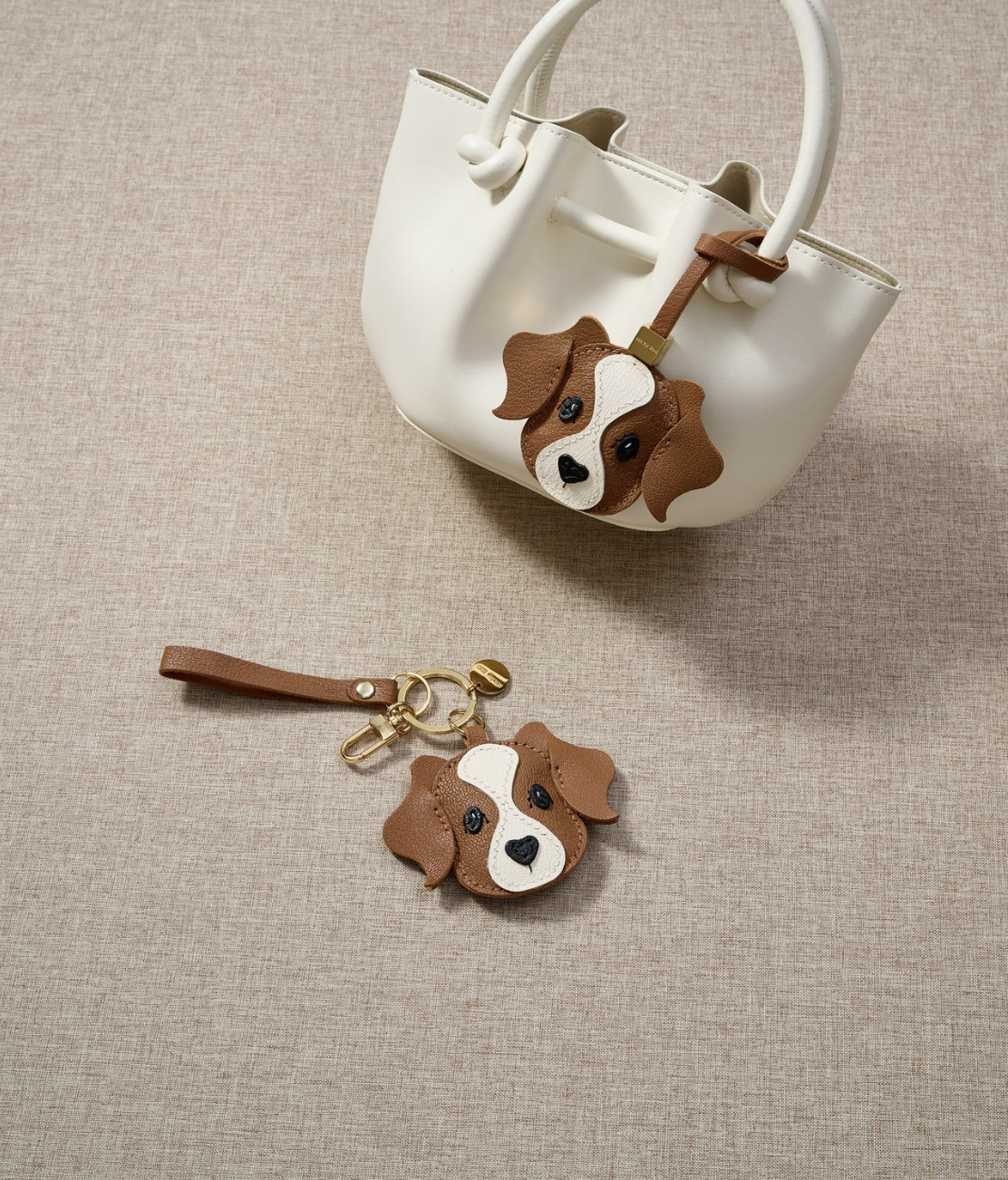 Rover Leather Bag Charm