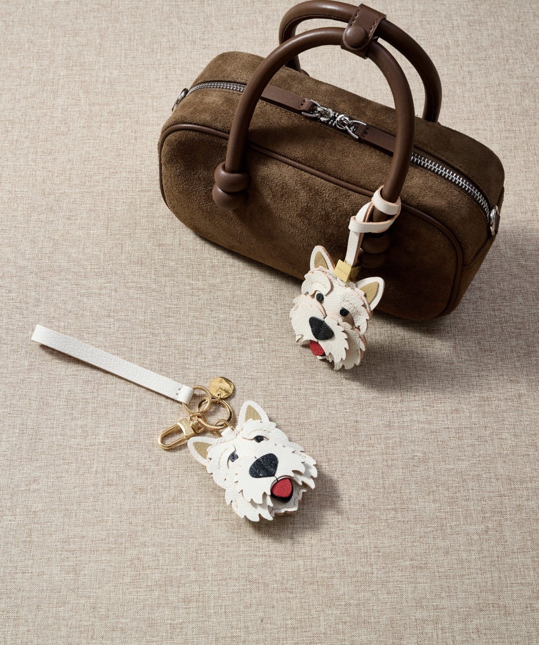 Rover Leather Bag Charm