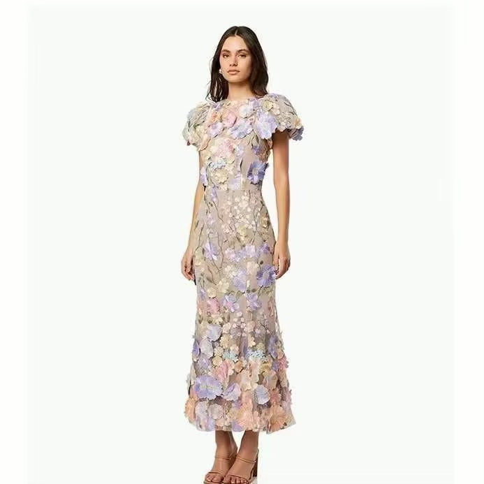 Adelena Dress - Pastel