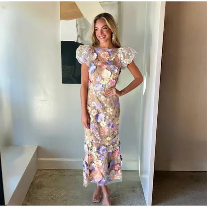 Adelena Dress - Pastel