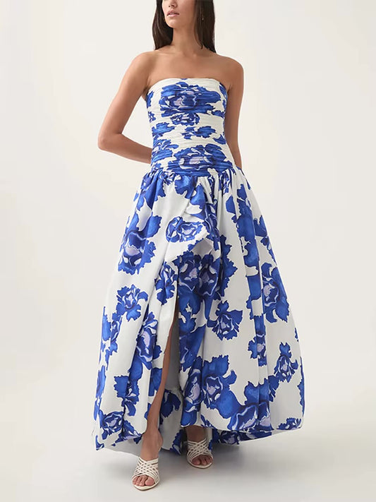 Petra Dress - Blue Floral