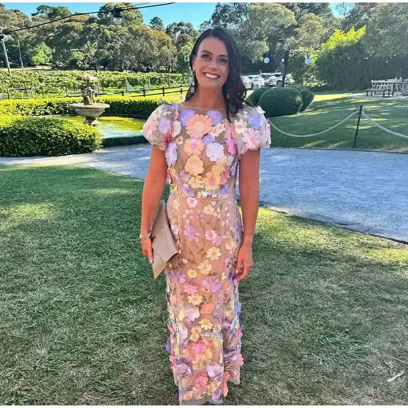 Adelena Dress - Pastel