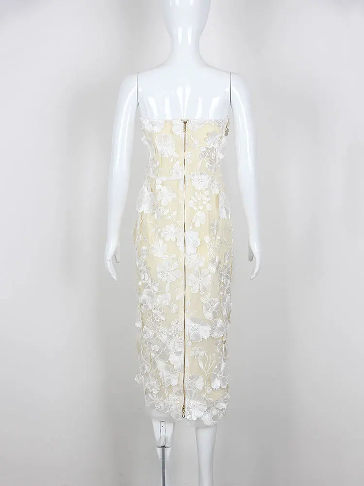 Leanna Dress - White