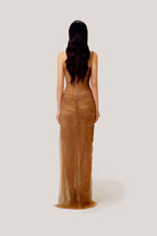 Mia Dress - Caramel