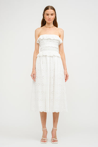 Nissi Eyelet Midi Dress