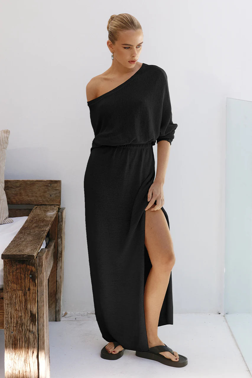 Delmore Knit Dress - Black