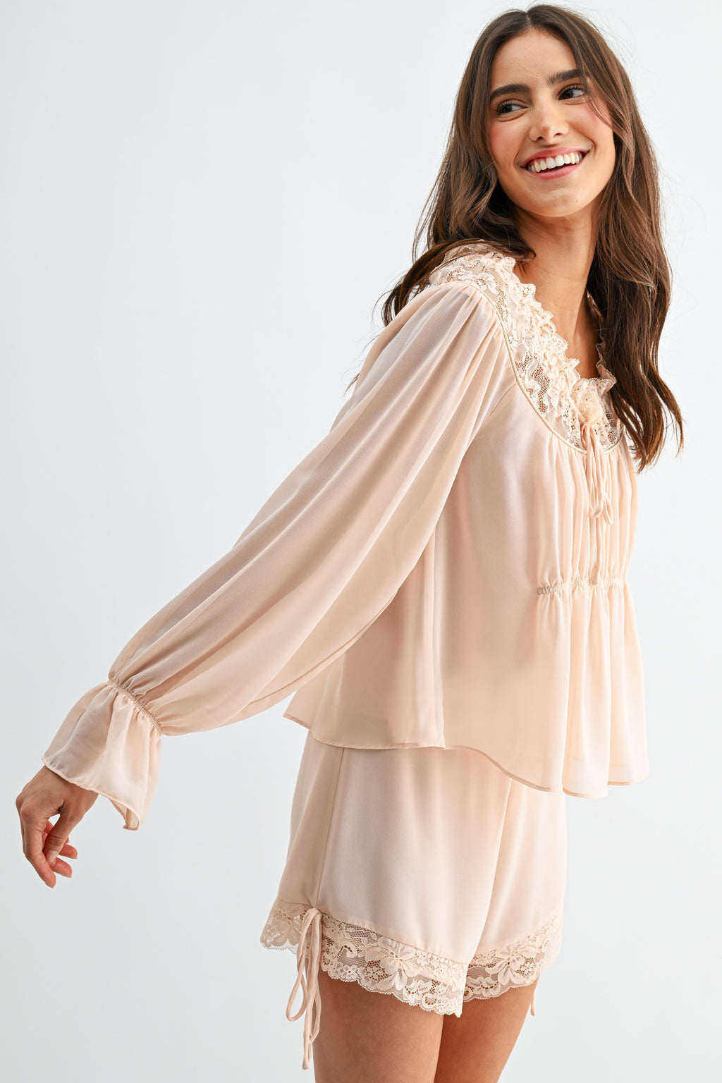 Silene Chiffon Short Set