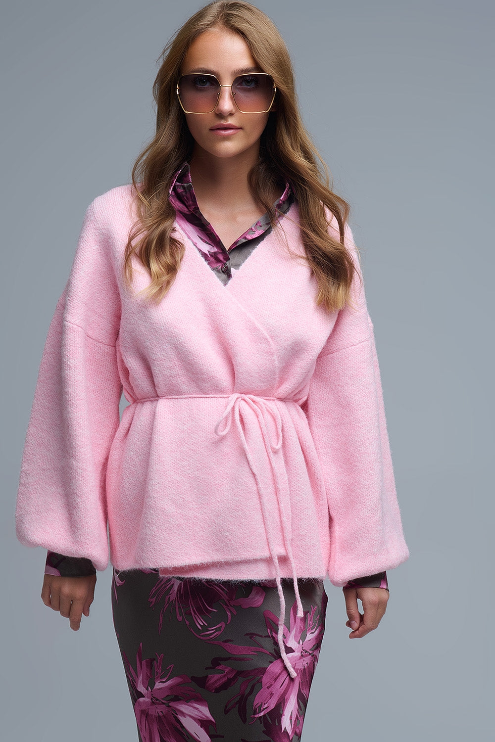 Rosamund Cardigan - Pink