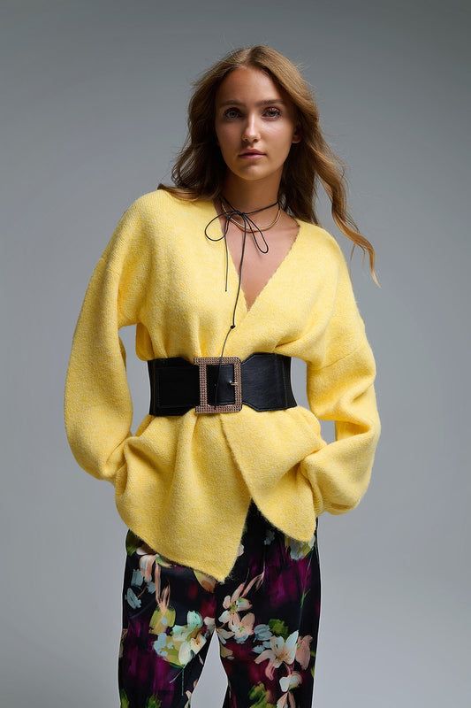 Rosamund Cardigan - Lemon