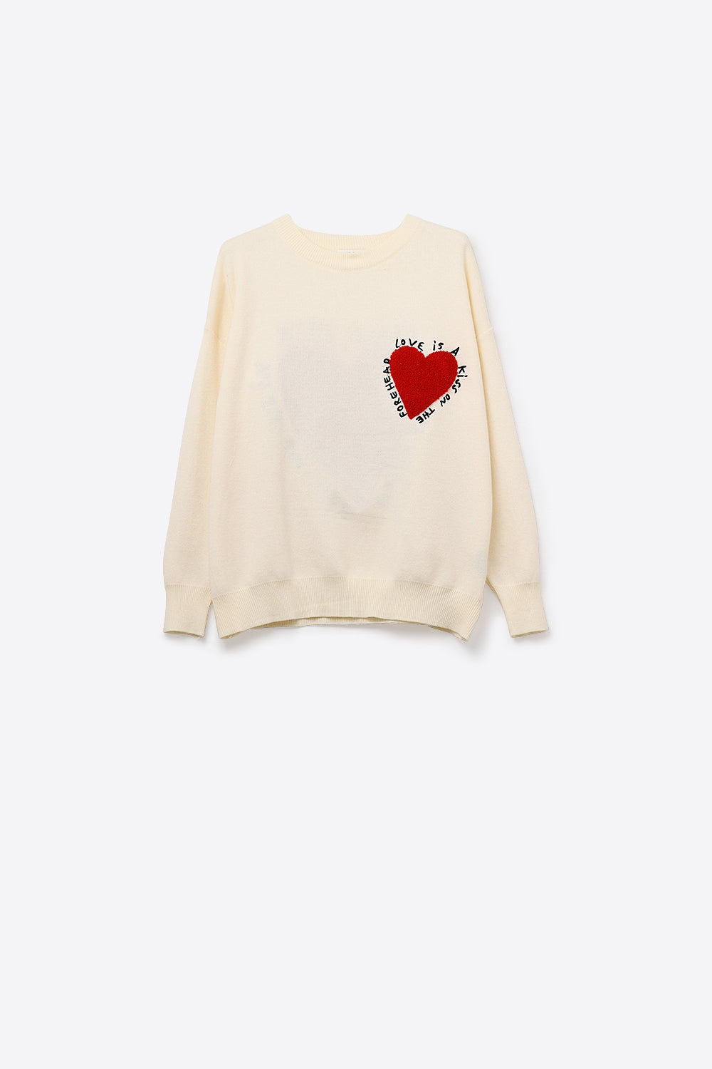 Love Is Embroidered Sweater