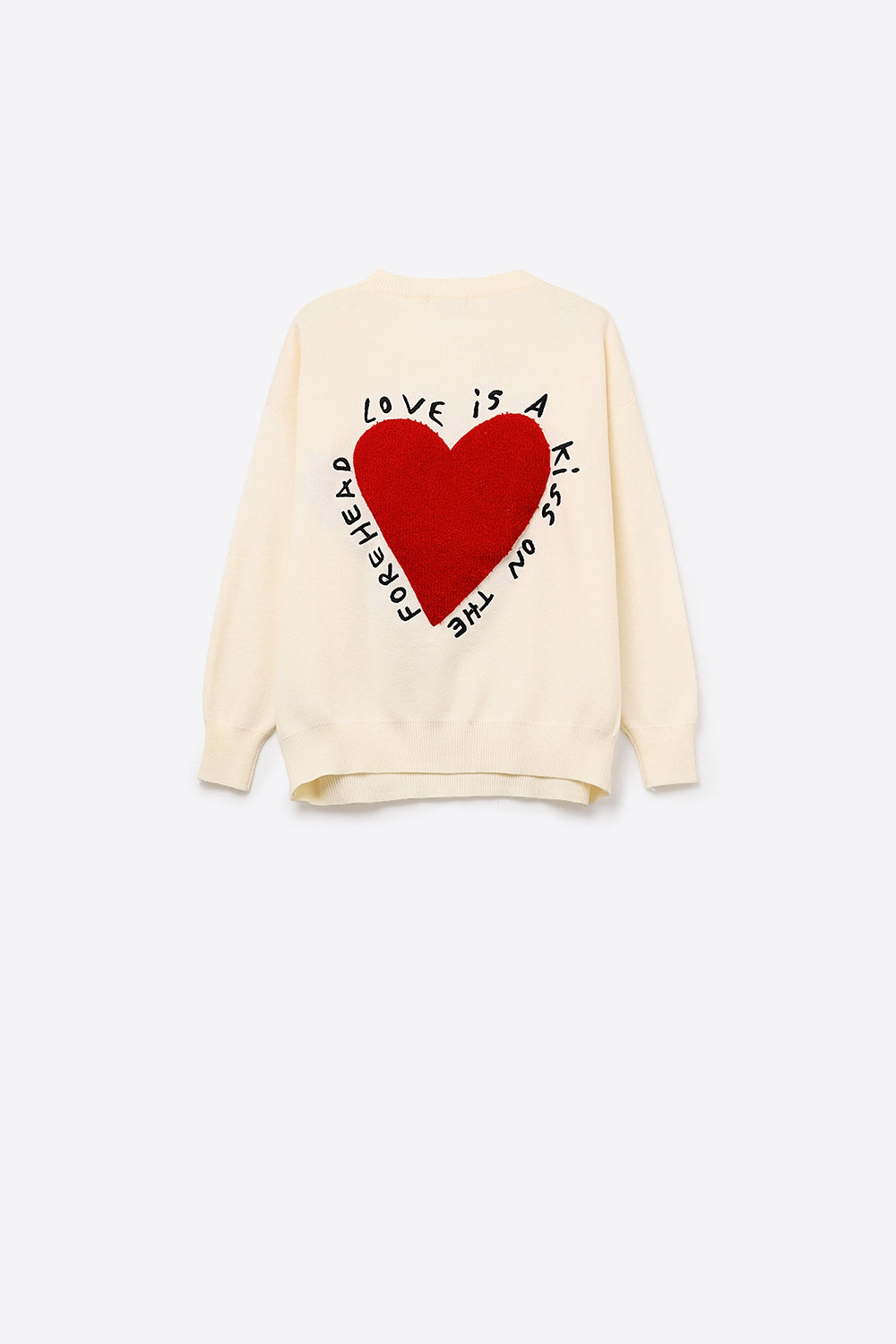 Love Is Embroidered Sweater