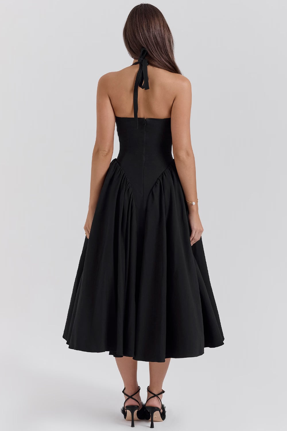 Sorbet Dress - Black, White, Red