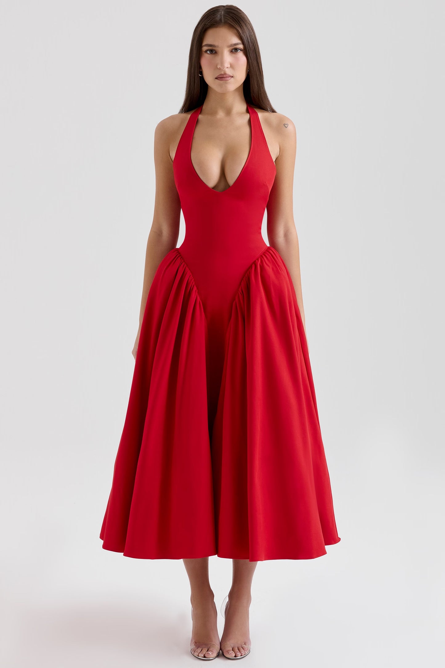 Sorbet Dress - Black, White, Red