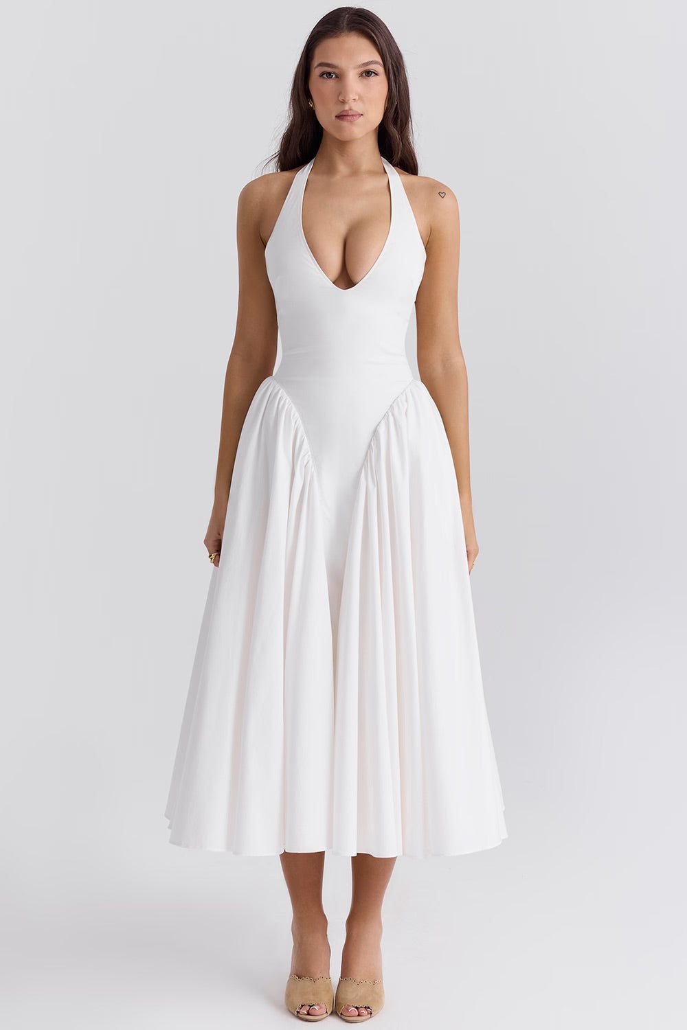 Sorbet Dress - Black, White, Red