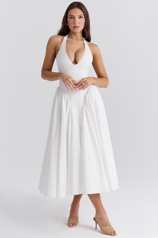 Sorbet Dress - Black, White, Red